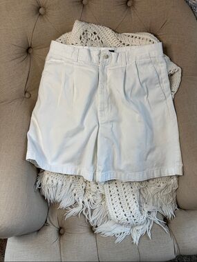 Vintage Dockers white khaki shorts, women’s 12, 100% cotton